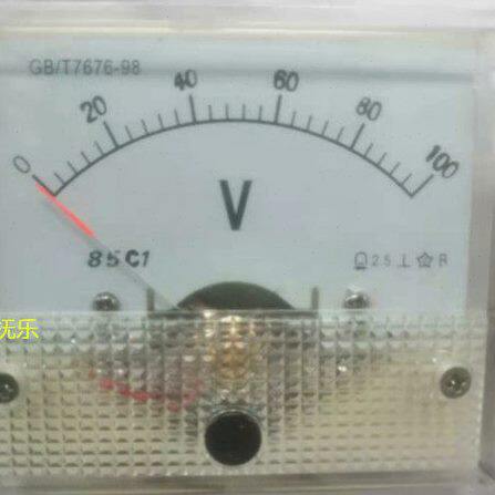 指针直流电压表85C1-100V 150V 200V 250V 300V 85C1-V