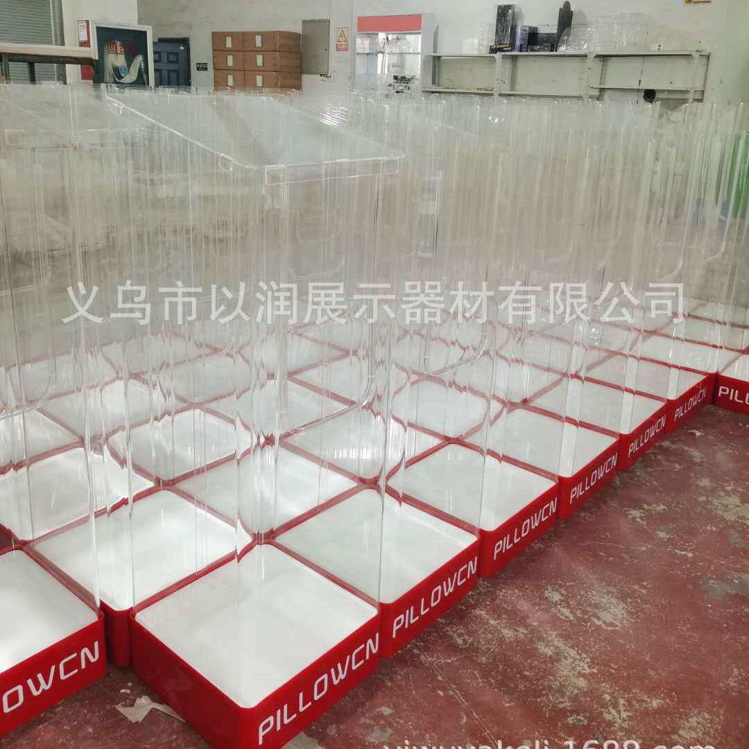 亚克力透明展示架 防尘防灰U型汽车座垫陈列架轿车座套展示柜