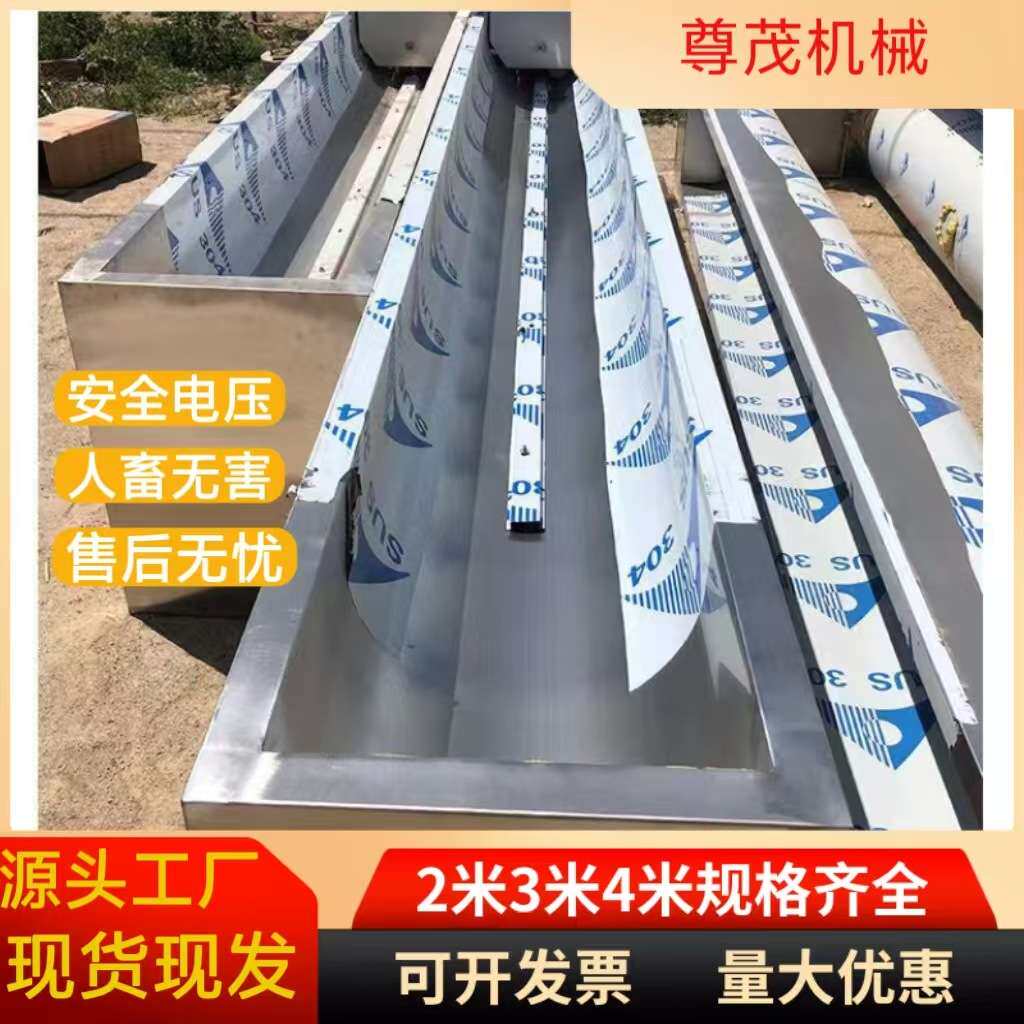 牛羊电加热恒温饮水槽机自动上水双层不锈钢智能恒温水槽机械设备
