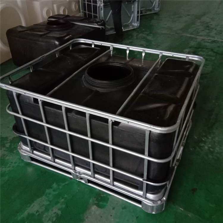 江苏 大口径吨桶蓝色0.5吨 吨桶容器集装桶储水桶方桶500升柴油桶