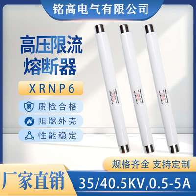 铭高高压高分段能力限流熔断器XRNP6-35/40.5KV0.5A1A2A厂家直发