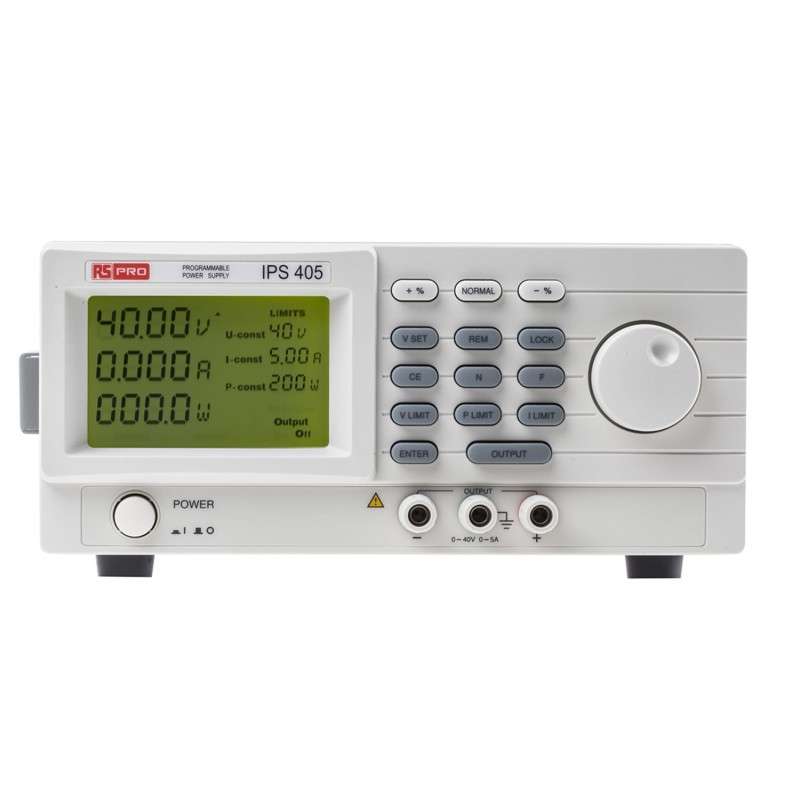 欧时电子RS PRO IPS-405 台式电源 40V输出电压, 5A输出电流, 200