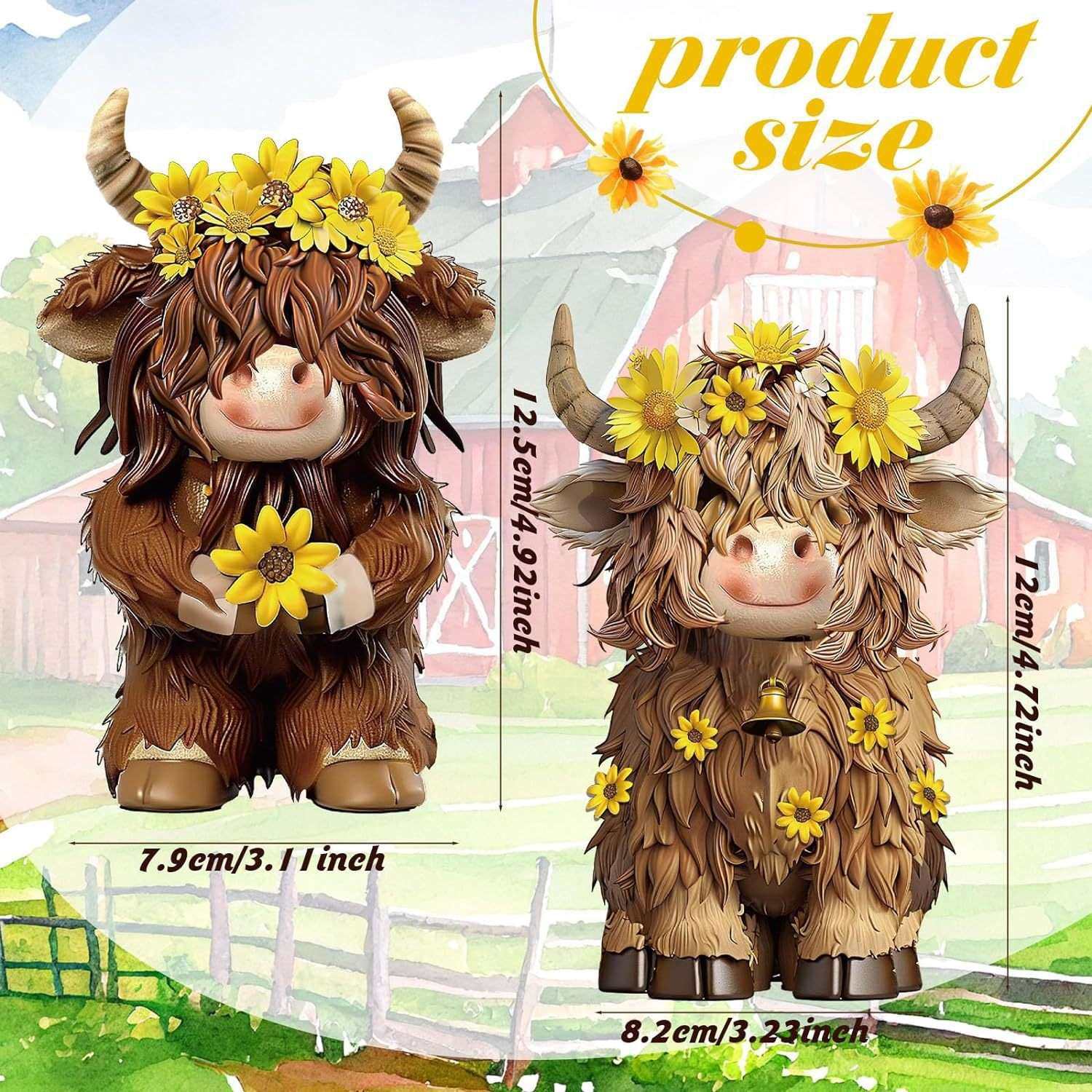 欧式树脂工艺品万圣节高地牛家居花园摆件农舍餐桌家庭玄关装饰品,鲜花速递/花卉仿真/绿植园艺,割草机/草坪机,淘宝优惠券,粉丝福利购,淘宝优惠卷