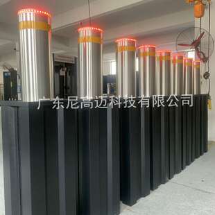 尼高迈校园防冲撞升降柱 智能防恐阻拦地桩 监狱电动路障液压路庄