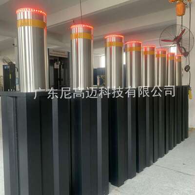 尼高迈校园防冲撞升降柱 智能防恐阻拦地桩 监狱电动路障液压路庄