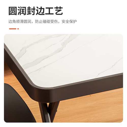 折叠桌正方形简易餐桌家用小户型吃饭钢化玻璃方圆桌户外阳台桌子