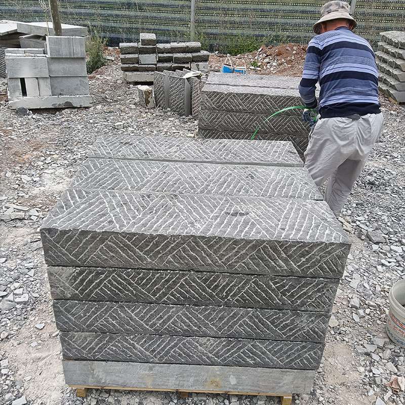 庭院青石板台阶石材户外景区街道路面地铺石砖广场过道面踏步石板