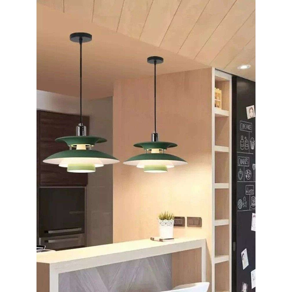 丹麦餐厅吊灯咖啡厅饭店飞碟灯烧烤店专用灯具店铺商用火锅店吊灯