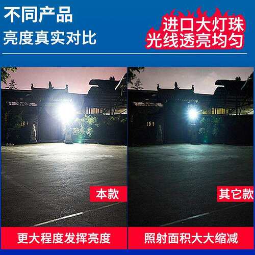 太阳能广告牌射灯户外招牌探照投光灯店铺门面照明商用门头广告灯
