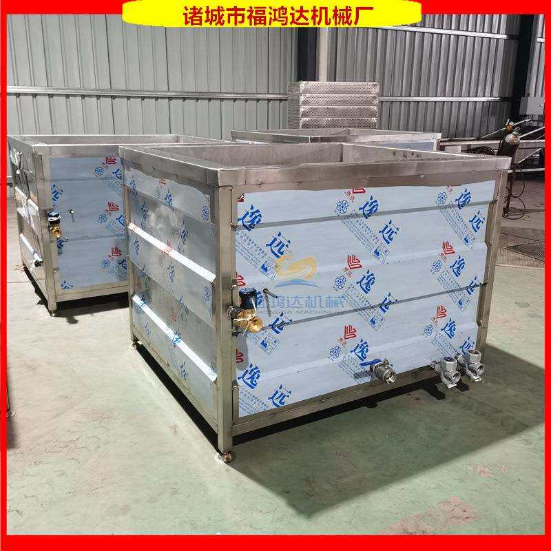 电动葫芦出料的海参煮锅 带内框全自动鱿鱼爪海参卤煮锅