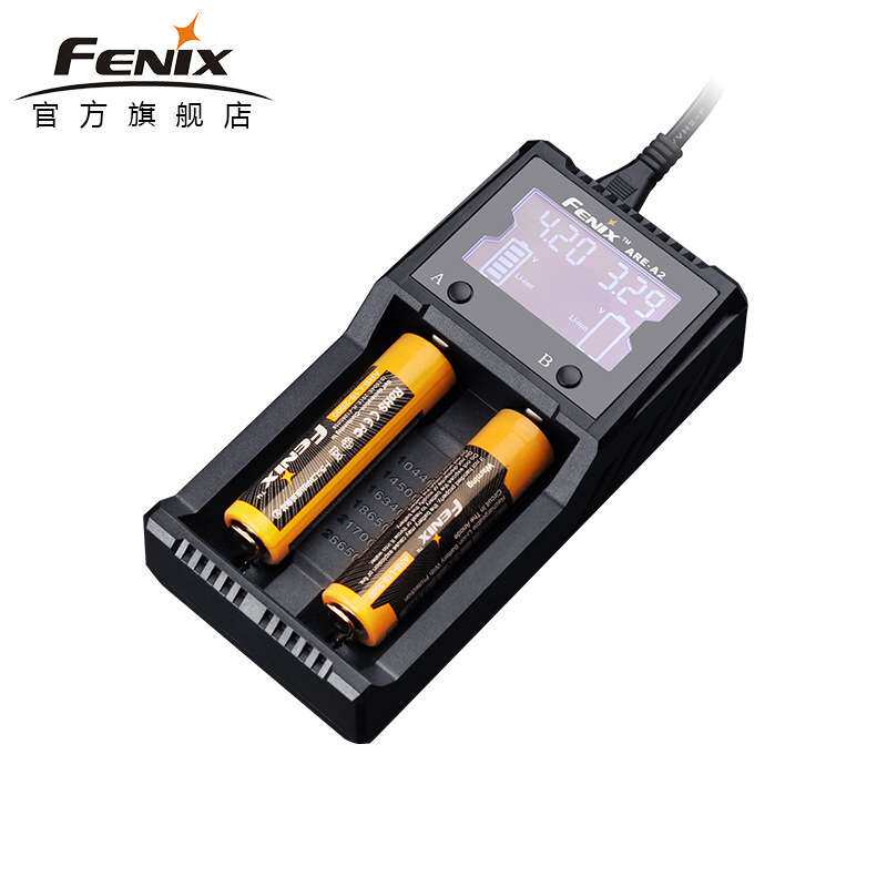 Fenix ARE-A2锂离子电池充电器18650 26650 14500 16340 AA 10440