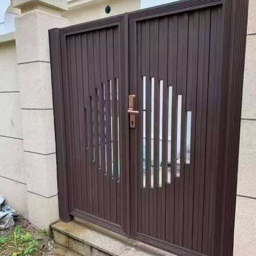 简约现代新中式铝艺大门 中式别墅大门农村自建房 新中式庭院大门