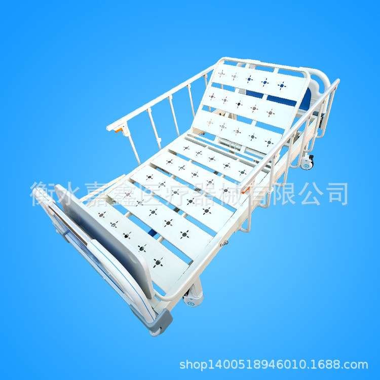 厂家生产单摇床养老院用双摇床家用多功能床翻转餐桌手动单摇病床