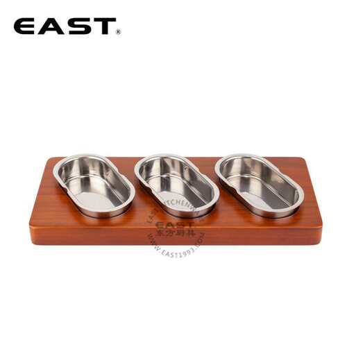 柚木三头不锈钢食物架【EAST东方厨具】