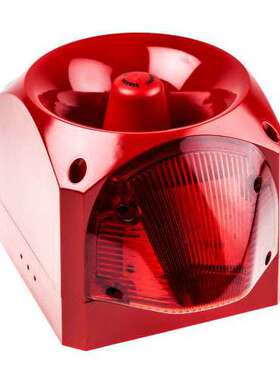 Klaxon 红色 语音报警器PNV-0018, 110dB, 110V 230V交流 可录制