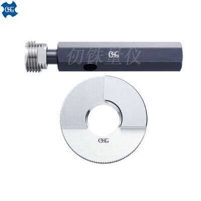 OSG原装椎管螺纹通止规3/4-14NPTF美制塞规1 1/2-11 1/2NPT环牙规