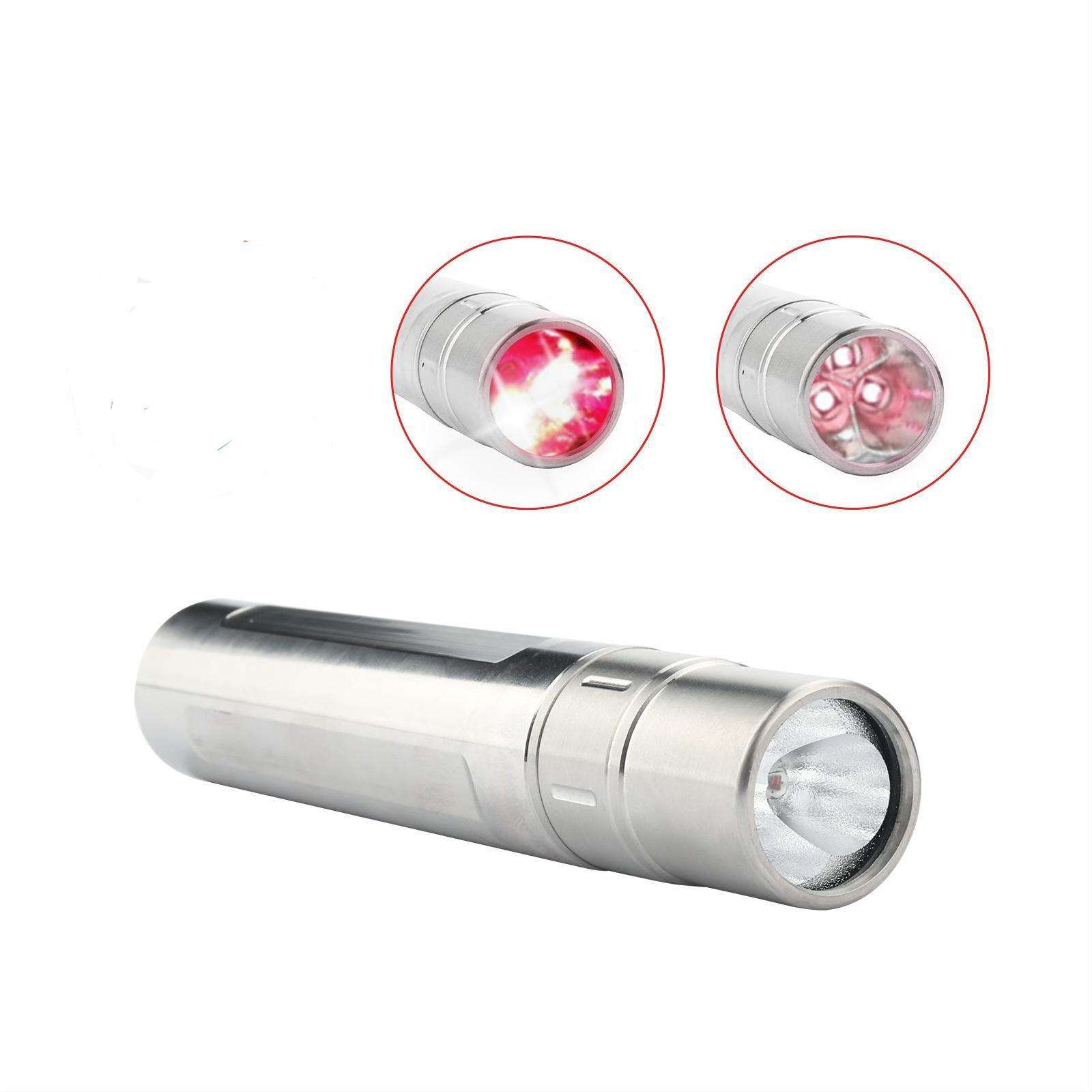 新款9w led红外理疗灯 630 660 850nm 定时理疗手电筒 FCC CE FDA