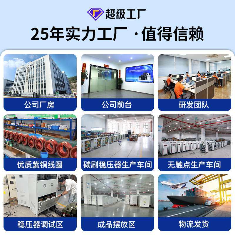 三相稳压器380v全自动3KW-2000KW工业交流大功率可控硅稳压电源