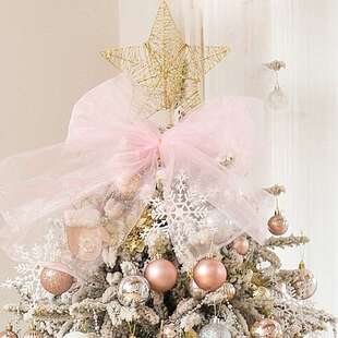 新款植绒落雪圣诞树套餐圣诞节装饰豪华加密家用商场酒店场景