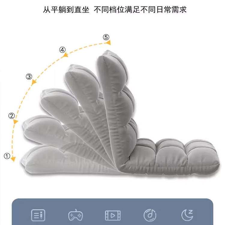 懒人沙发榻榻米床上靠背椅子可爱卧室单人飘窗靠垫小沙发折叠家用