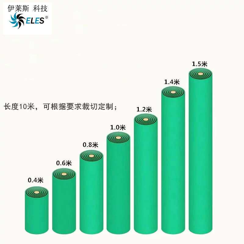 工厂直销防静电台垫绿色2mm厚耐磨耐撕裂抗静电橡胶皮垫可分切
