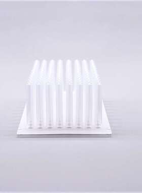 EDO 酶标板 透明 可拆卸8孔条 白色框架 灭菌,5块/盒,20盒/箱