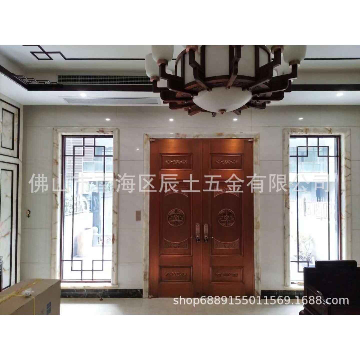 别墅铜门庭院图片深圳厂焊接防盗门佛山进户门入户