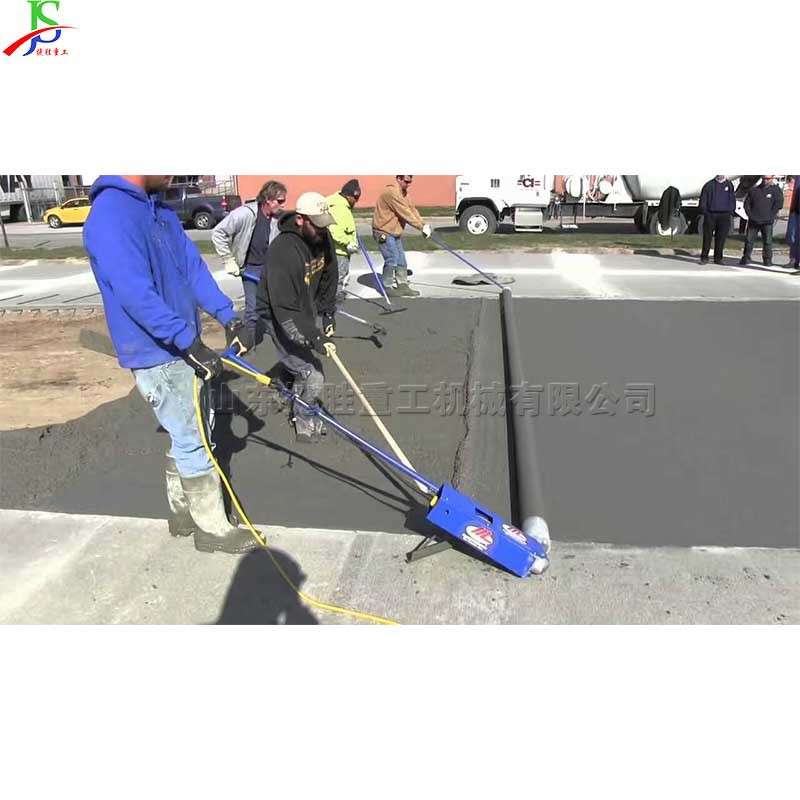捷胜牌 河堤混凝土整平机 透水地坪施工摊铺机 便携式护坡滚平机