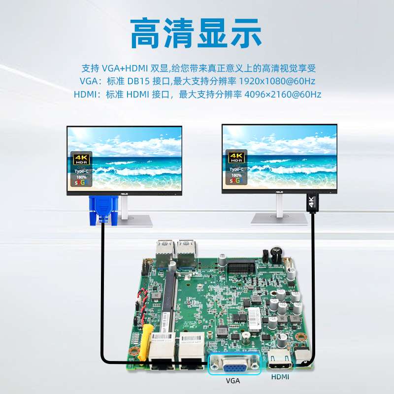 控汇eip EP-2110工控主板N97迷你嵌入式低功耗工业主板 性价比高