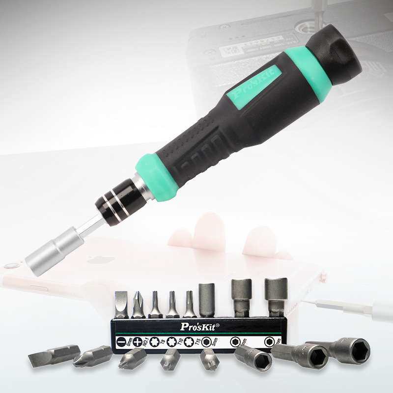 宝工PK-810H基础电器主机维修工具组套20件电脑维修烙铁起子钳子