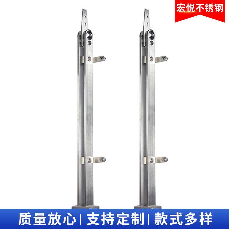 不锈钢栏杆立柱 家装建材楼梯304 工程护栏扶手