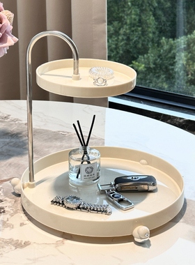 入户门口a玄关钥匙摆件收纳盒轻奢托盘装饰品桌面杂物鞋柜上置物