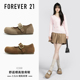 博肯鞋 FOREVER21内增高全包勃肯鞋 一脚蹬休闲单鞋 新款 女2026春季