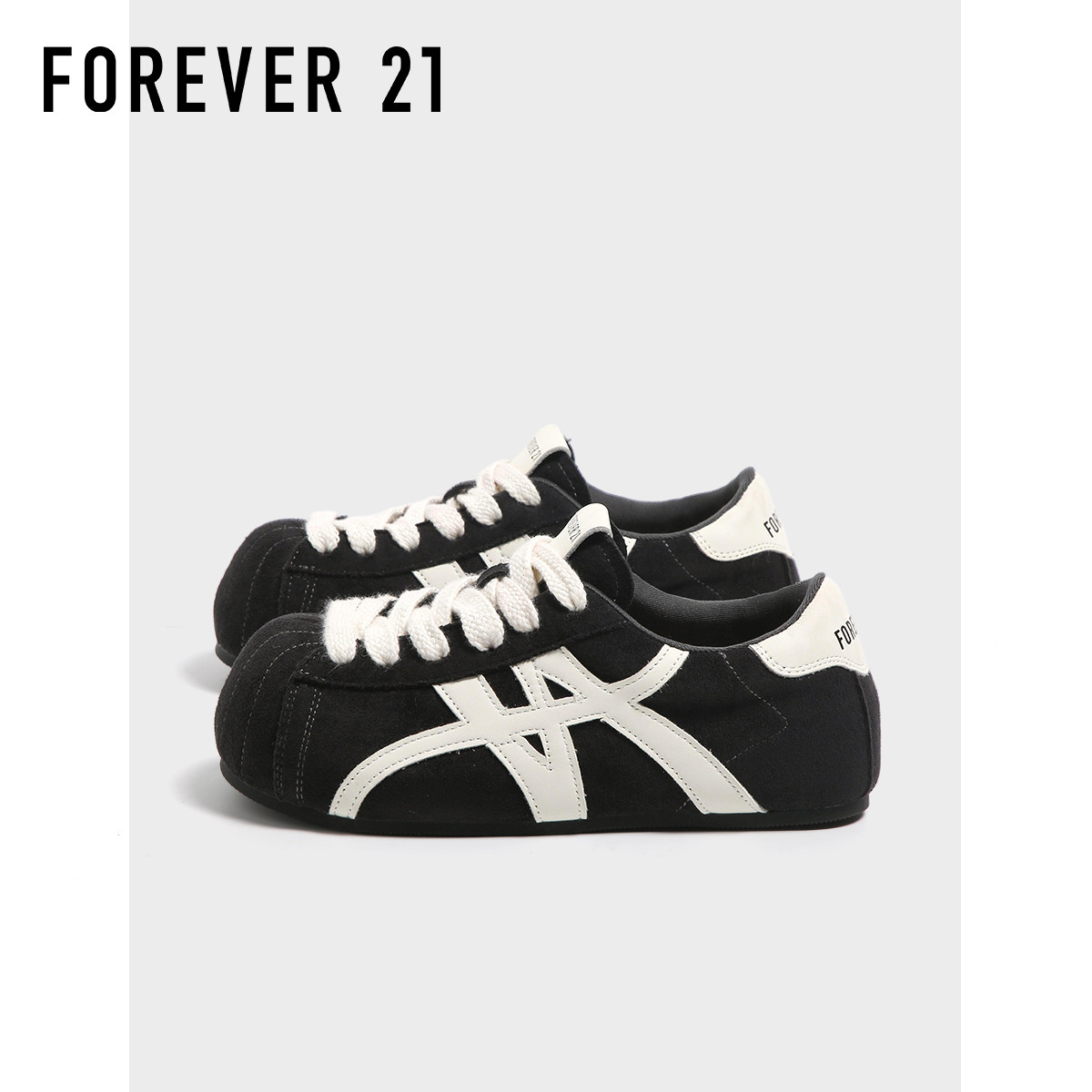 F21内增高泡芙鞋女款2026新款春季休闲丑萌时尚大头德训鞋子