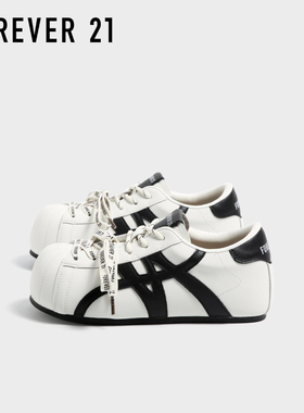 F21超火内增高德训鞋女2025新款秋季巨好看轻便百搭大头泡芙鞋子