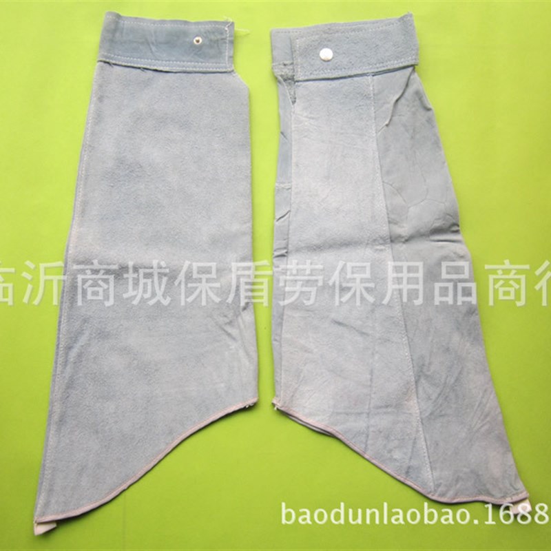 电焊专用牛二层皮袖套 烧焊袖套 焊接袖套 电焊护袖 焊工防护袖套