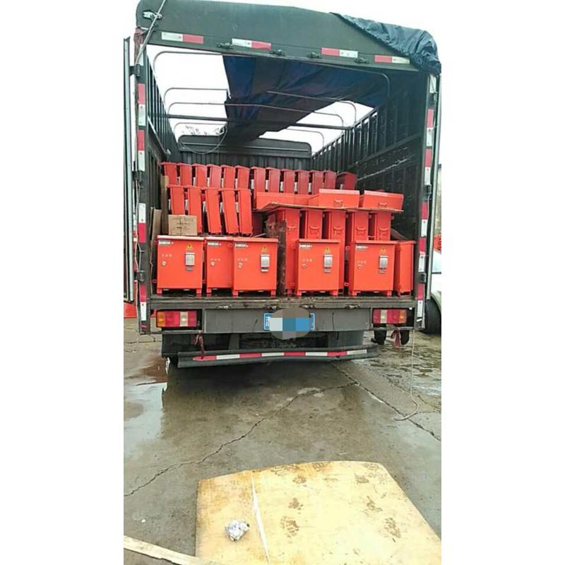 天津博群牌配电箱开关箱40A三极电箱一闸一漏电门外带操作防雨盖