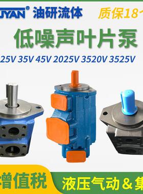 2520V双联3525V威格士型4535V叶片油泵20V3A-1A B C-22R 25V10A14