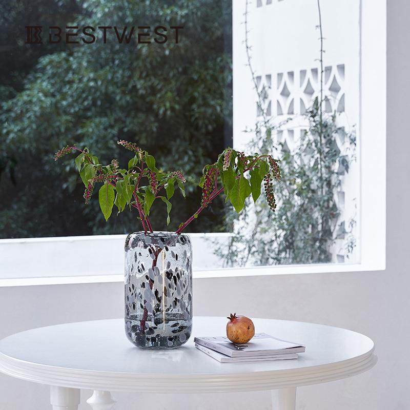 Best west 彩色水磨石直筒柱状水培玻璃花瓶样板间花器软装饰品,标准件/零部件/工业耗材,其他五金件,淘宝优惠券,粉丝福利购,淘宝优惠卷