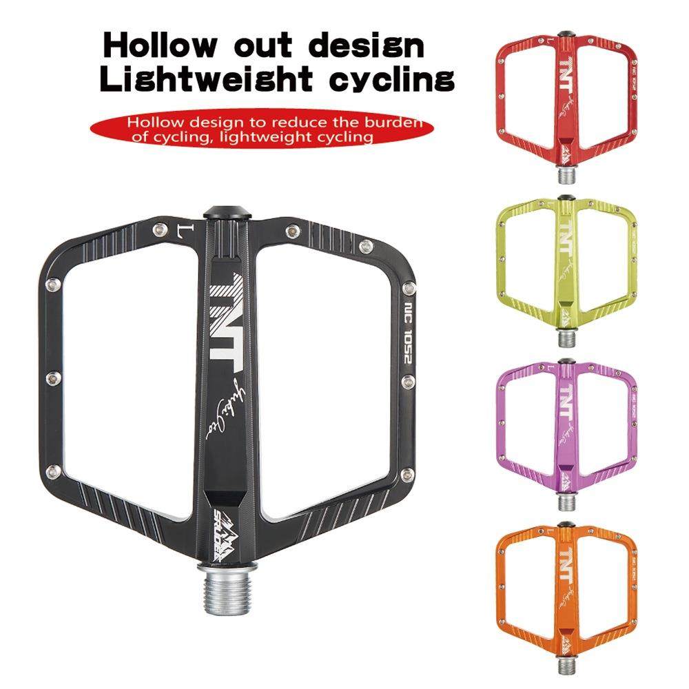 SRUOEC山地车脚踏脚蹬子铝合金防滑三培林轴承加大款自行车脚踏