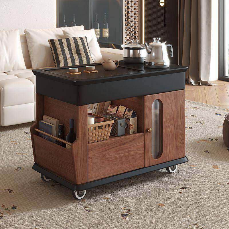可移动茶几客厅家用阳台小茶桌茶台烧水壶泡茶一体沙发边几侧边柜