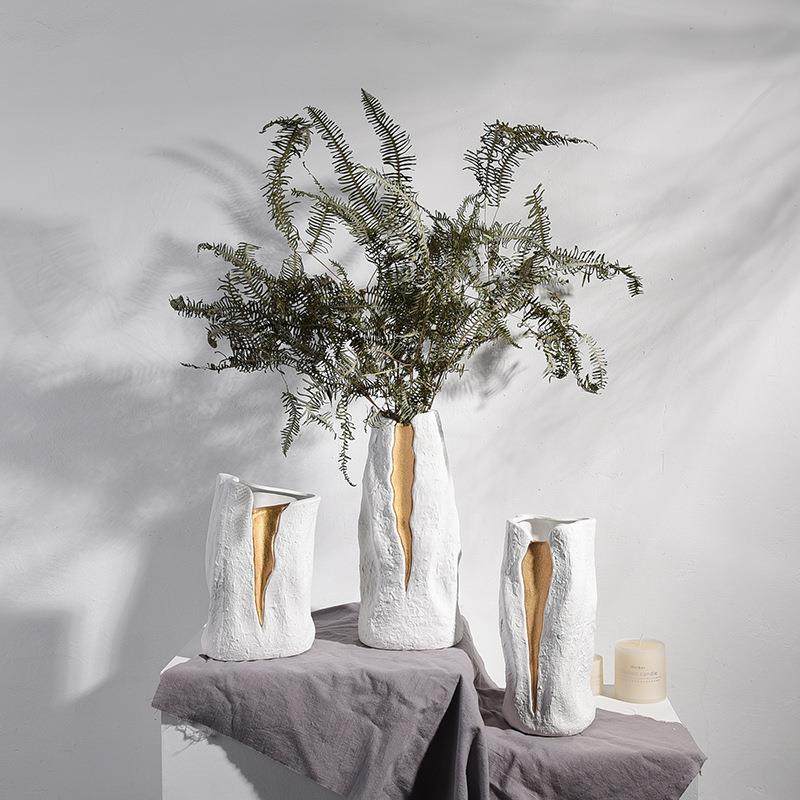 陶瓷花瓶现代简约磨砂花器客厅样板房家居装饰饰品摆件干花插花,标准件/零部件/工业耗材,其他五金件,淘宝优惠券,粉丝福利购,淘宝优惠卷