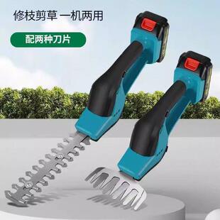 家用小型割草机锂电动剪草机神器除草机绿篱多功能草坪修剪机打草