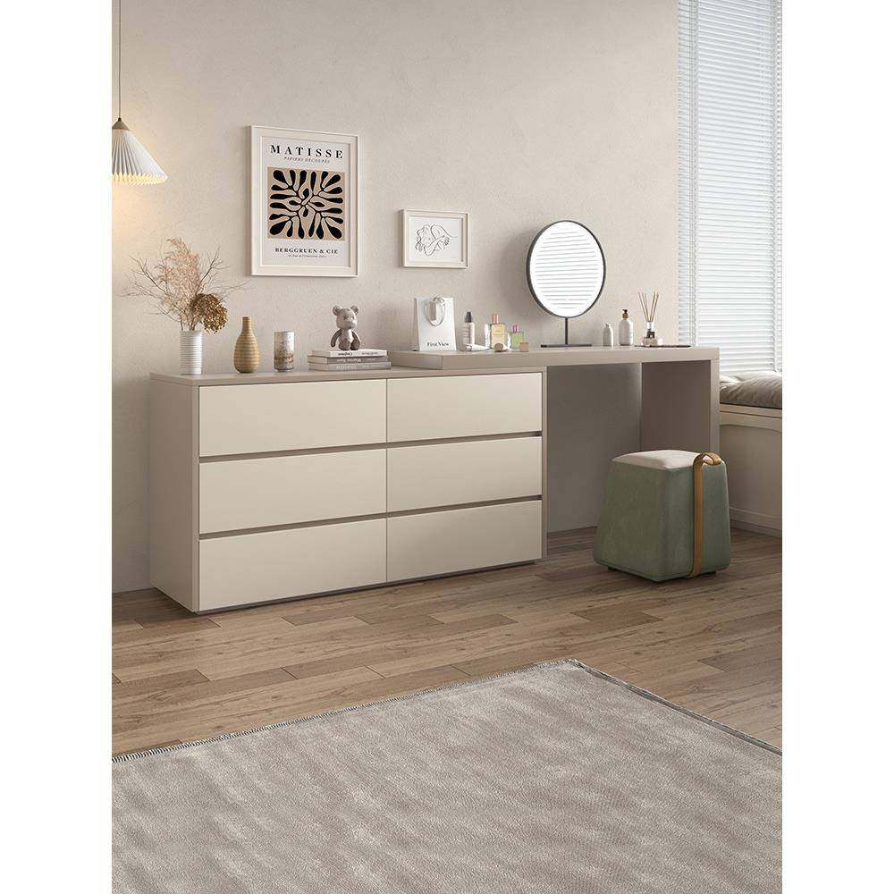 梳妆台卧室现代简约斗柜化妆台一体组合新款床尾收纳柜化妆桌,电子元器件市场,其它元器件,淘宝优惠券,粉丝福利购,淘宝优惠卷