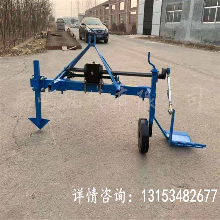 大葱收获机四轮拖拉机带的收葱机 大姜大葱起收机震动抖土收获机