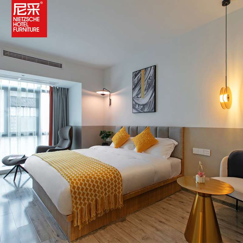 长沙栖悦星级酒店客房公区床餐椅沙发 电视柜 整套 酒店家具