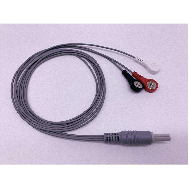 兼容北海利赢TE-4000X心电监护仪心电图机动态远程心电导联线扣式