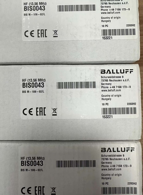 巴鲁夫 BALLUFF 低频载码体 BIS0043 BIS M-108-02L现货供应，特
