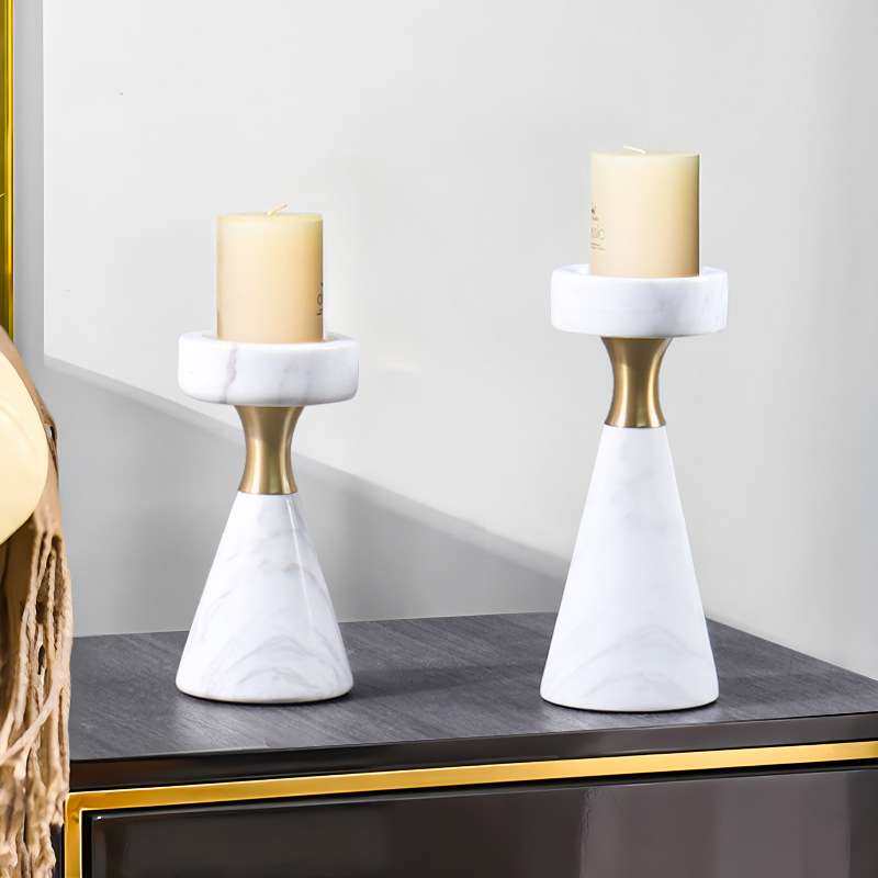 跨境 现货大理石蜡烛台摆件创意家用餐桌浪漫氛围道具装饰烛台,鲜花速递/花卉仿真/绿植园艺,割草机/草坪机,淘宝优惠券,粉丝福利购,淘宝优惠卷
