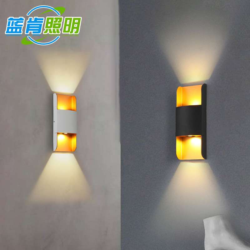 跨境新品LED户外壁灯创意别墅外墙庭院防水壁灯简约卧室过道灯具